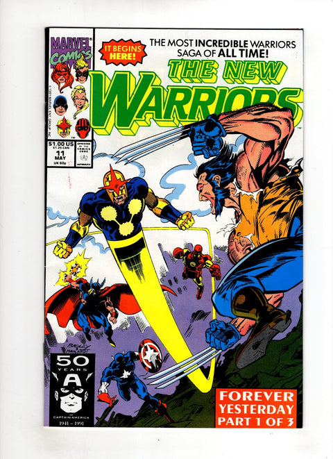 The New Warriors, Vol. 1 #11 (1991) Buy & Sell Comics Online Comic Shop Toronto Canada