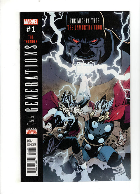 Generations: The Unworthy Thor & The Mighty Thor #1 (Cvr A) (2017) A Buy & Sell Comics Online Comic Shop Toronto Canada