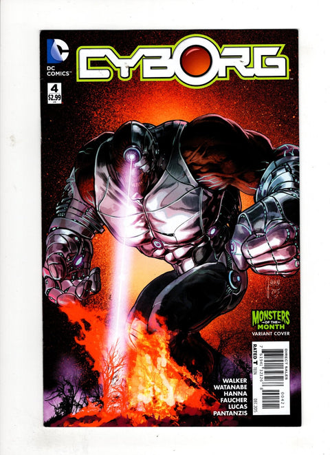 Cyborg, Vol. 1 #4 (Cvr B) (2015) Mikel Janín Monster Variant B Mikel Janín Monster Variant Buy & Sell Comics Online Comic Shop Toronto Canada