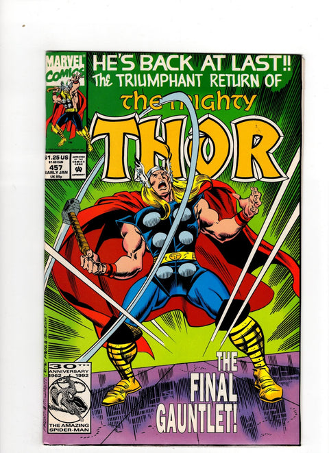 Thor, Vol. 1 #457 (1992) Buy & Sell Comics Online Comic Shop Toronto Canada