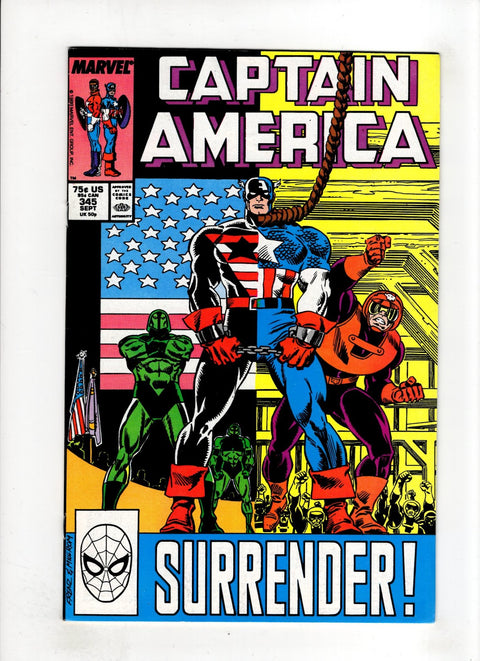Captain America, Vol. 1 #345 (1988) Buy & Sell Comics Online Comic Shop Toronto Canada