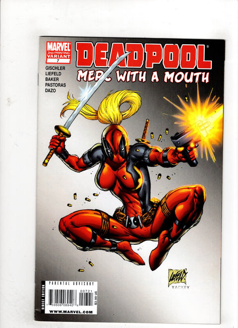 Deadpool: Merc With a Mouth #7 (2010) 1st app. Lady Deadpool 2nd Printing Rob Liefeld Buy & Sell Comics Online Comic Shop Toronto Canada