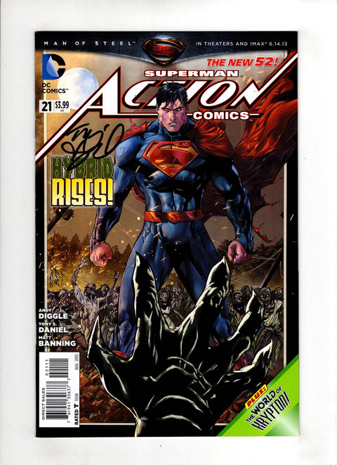 Action Comics, Vol. 2 #21 (Cvr A) (2013) Signed A Signed Buy & Sell Comics Online Comic Shop Toronto Canada