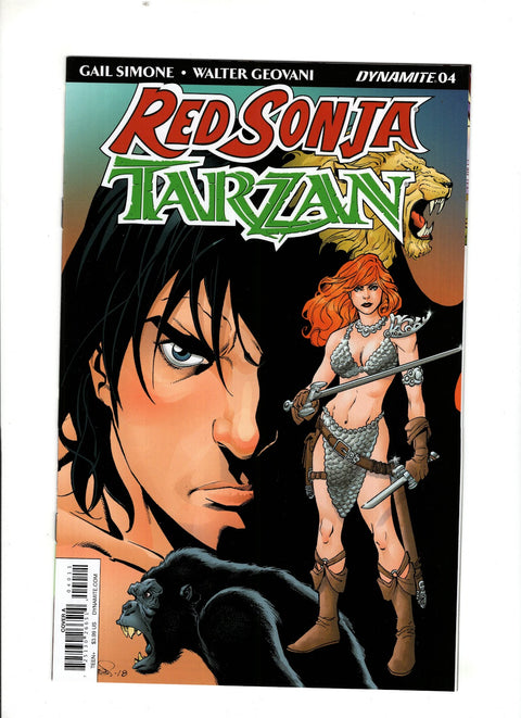 Red Sonja / Tarzan #4 (Cvr A) (2018) Aaron Lopresti A Aaron Lopresti Buy & Sell Comics Online Comic Shop Toronto Canada