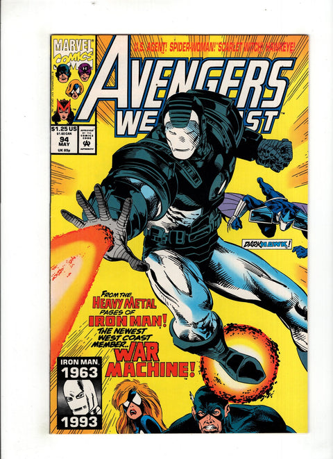 The West Coast Avengers, Vol. 2 #94 (1993) 1st Rhodie as War Machine