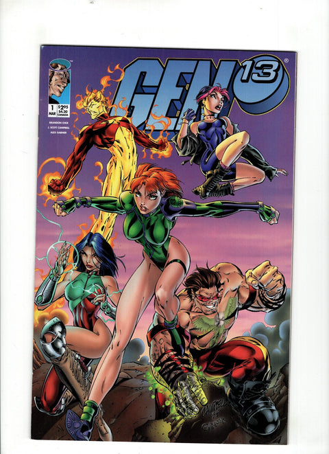 Gen 13, Vol. 2 (1995-2002) #1 (Cvr A) (1995) J. Scott Campbell A J. Scott Campbell Buy & Sell Comics Online Comic Shop Toronto Canada