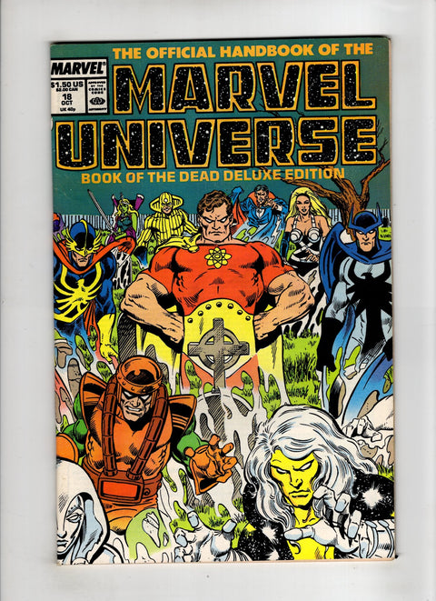Official Handbook of the Marvel Universe: Deluxe Edition (Vol. 2) #18 (Cvr A) (1987) A Buy & Sell Comics Online Comic Shop Toronto Canada