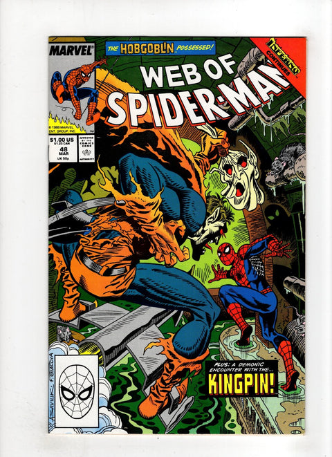 Web of Spider-Man, Vol. 1 #48 (1988) Buy & Sell Comics Online Comic Shop Toronto Canada