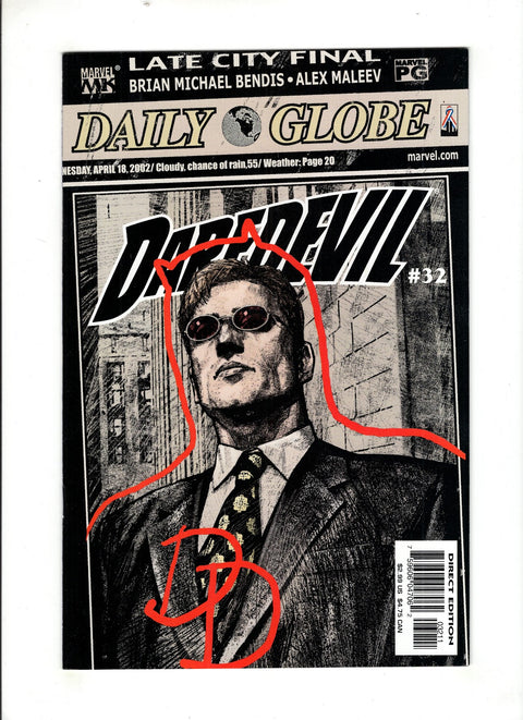 Daredevil, Vol. 2 #32 (Cvr A) (2002) Alex Maleev A Alex Maleev Buy & Sell Comics Online Comic Shop Toronto Canada