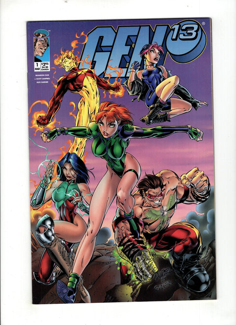 Gen 13, Vol. 2 (1995-2002) #1 (Cvr A) (1995) J. Scott Campbell A J. Scott Campbell Buy & Sell Comics Online Comic Shop Toronto Canada