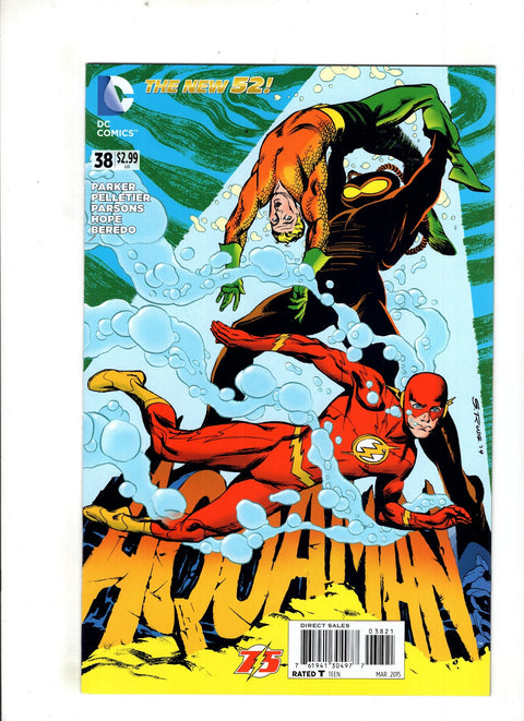 Aquaman, Vol. 7 #38 (Cvr B) (2015) Flash 75th Anniversary Variant