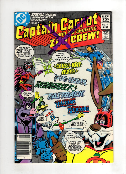 Captain Carrot and his Amazing Zoo Crew #18 (1983) Newsstand Edition Newsstand Edition Buy & Sell Comics Online Comic Shop Toronto Canada