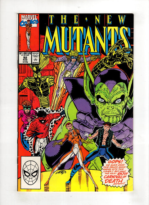 New Mutants, Vol. 1 #92 (1990) Buy & Sell Comics Online Comic Shop Toronto Canada