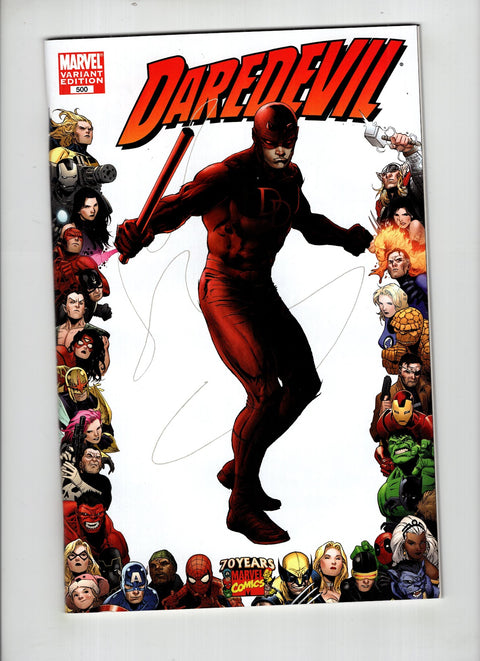 Daredevil, Vol. 2 #500 (Cvr C) (2009) Patrick Zircher 1:10 70th Frame C Patrick Zircher 1:10 70th Frame Buy & Sell Comics Online Comic Shop Toronto Canada
