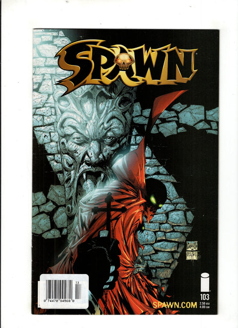 Spawn #103 (Cvr B) (2001) Newsstand (Sticker On Barcode) B Newsstand (Sticker On Barcode) Buy & Sell Comics Online Comic Shop Toronto Canada