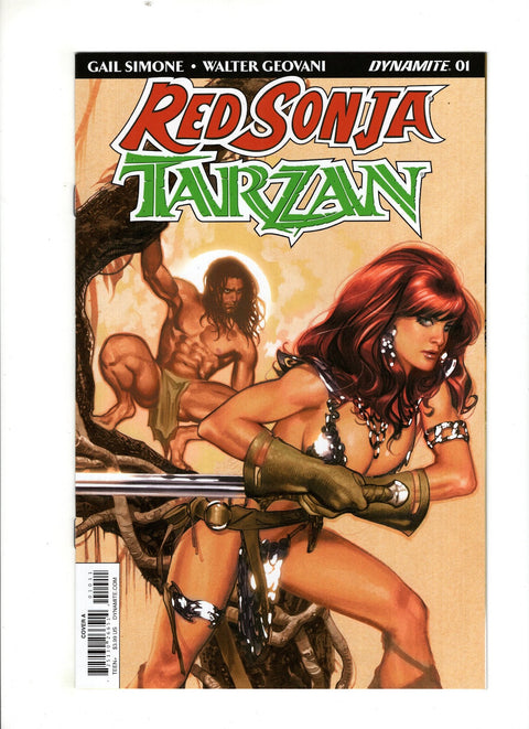Red Sonja / Tarzan #1 (Cvr A) (2018) Adam Hughes A Adam Hughes Buy & Sell Comics Online Comic Shop Toronto Canada