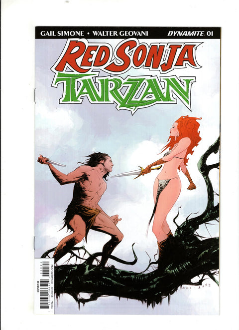 Red Sonja / Tarzan #1 (Cvr B) (2018) Jae Lee B Jae Lee Buy & Sell Comics Online Comic Shop Toronto Canada