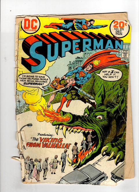 Superman, Vol. 1 #270 (1973) Buy & Sell Comics Online Comic Shop Toronto Canada