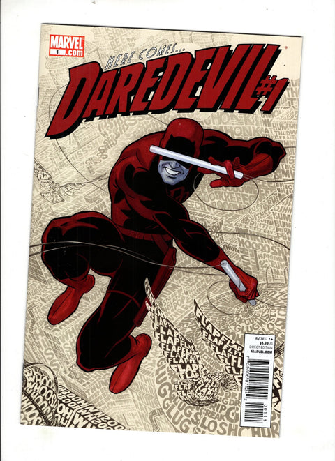 Daredevil, Vol. 3 #1 (Cvr A) (2011) Paolo Rivera A Paolo Rivera Buy & Sell Comics Online Comic Shop Toronto Canada