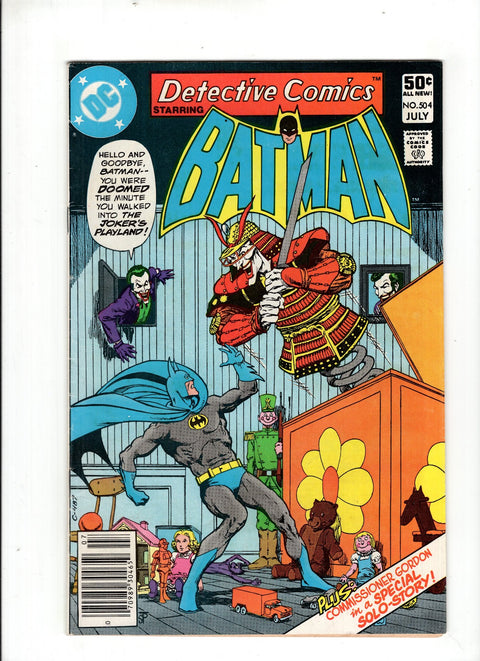 Detective Comics, Vol. 1 #504 (1981) Newsstand Edition Newsstand Edition Buy & Sell Comics Online Comic Shop Toronto Canada