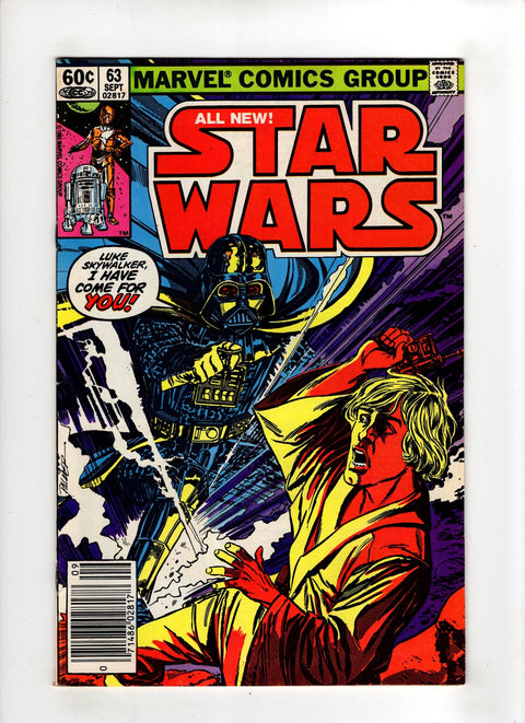 Star Wars, Vol. 1 (Marvel) #63 (1982) Newsstand Edition Newsstand Edition Buy & Sell Comics Online Comic Shop Toronto Canada