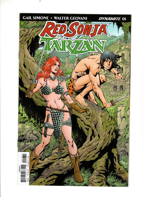 Red Sonja / Tarzan #1 (Cvr C) (2018) Aaron Lopresti C Aaron Lopresti Buy & Sell Comics Online Comic Shop Toronto Canada
