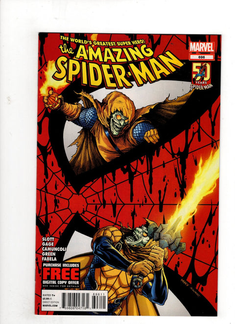 The Amazing Spider-Man, Vol. 2 #696 (Cvr A) (2012) Steve McNiven A Steve McNiven Buy & Sell Comics Online Comic Shop Toronto Canada