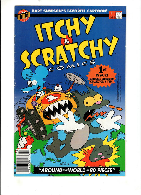 Itchy & Scratchy Comics #1 (1993) Newsstand Edition Newsstand Edition Buy & Sell Comics Online Comic Shop Toronto Canada