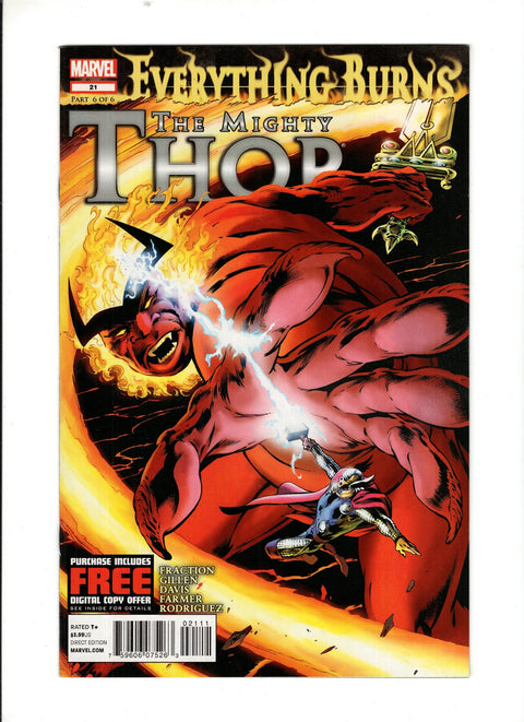 The Mighty Thor, Vol. 1 #21 (Cvr A) (2012) Alan Davis A Alan Davis Buy & Sell Comics Online Comic Shop Toronto Canada