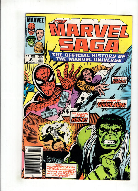 The Marvel Saga #2 (1986) Canadian Price Variant Canadian Price Variant Buy & Sell Comics Online Comic Shop Toronto Canada