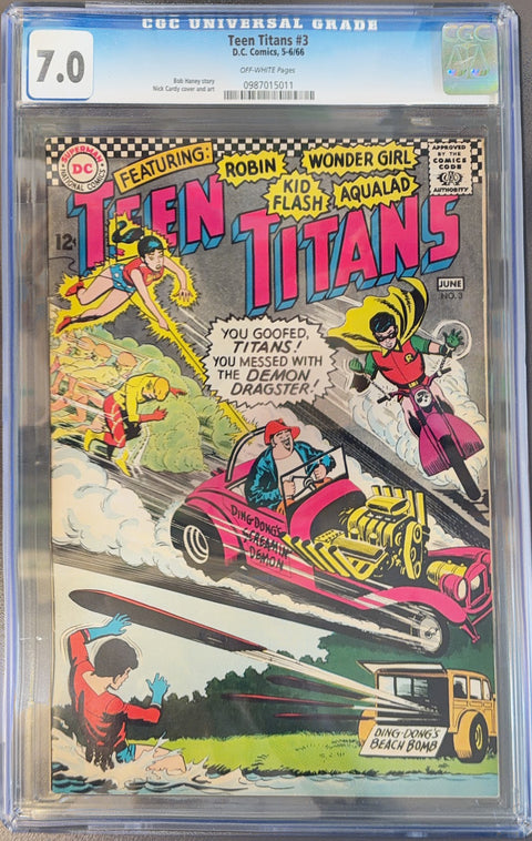Teen Titans, Vol. 1 #3 (CGC 7.0) (1966) Buy & Sell Comics Online Comic Shop Toronto Canada