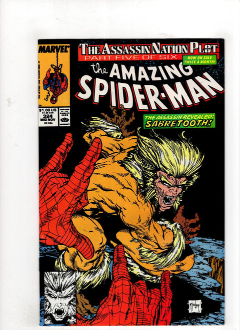 The Amazing Spider-Man, Vol. 1 #324 (1989) Buy & Sell Comics Online Comic Shop Toronto Canada