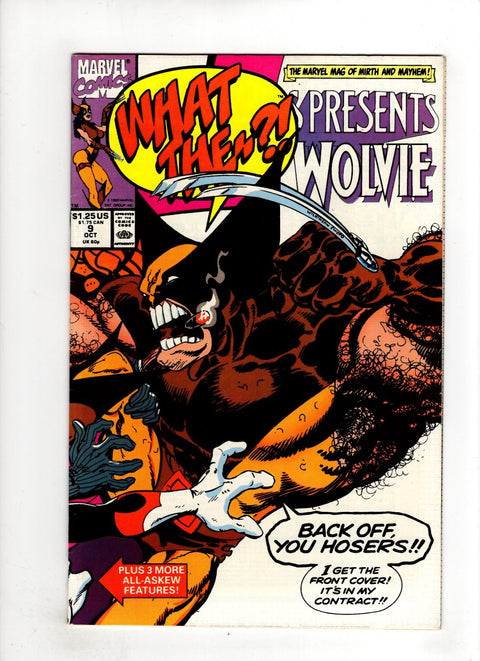 What The..? #9 (Cvr A) (1990) Direct Edition A Direct Edition Buy & Sell Comics Online Comic Shop Toronto Canada