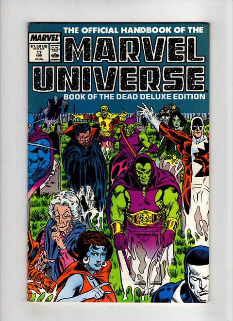 Official Handbook of the Marvel Universe: Deluxe Edition (Vol. 2) #17 (Cvr A) (1987) A Buy & Sell Comics Online Comic Shop Toronto Canada