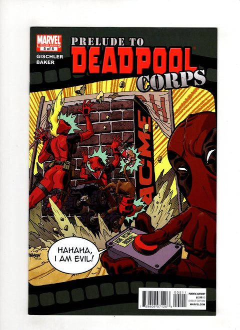 Prelude To Deadpool Corps #5 (2010) Dave Johnson Dave Johnson Buy & Sell Comics Online Comic Shop Toronto Canada