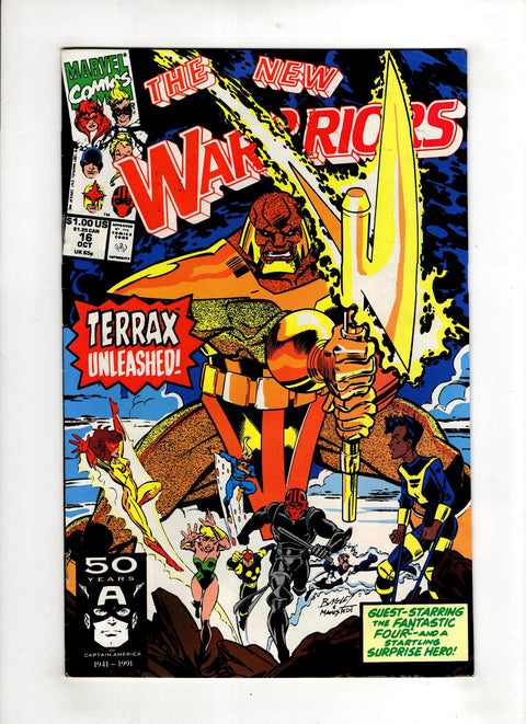 The New Warriors, Vol. 1 #16 (1991) Buy & Sell Comics Online Comic Shop Toronto Canada