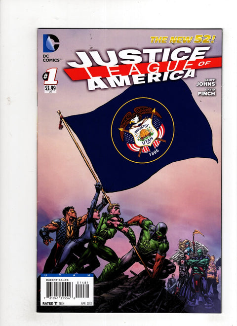 Justice League of America, Vol. 3 #1.UT (2013) Utah Flag Variant Utah Flag Variant Buy & Sell Comics Online Comic Shop Toronto Canada