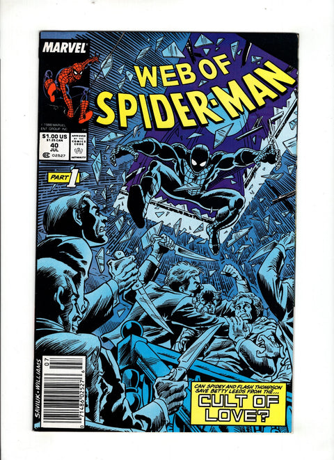 Web of Spider-Man, Vol. 1 #40 (1988) Buy & Sell Comics Online Comic Shop Toronto Canada