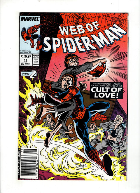Web of Spider-Man, Vol. 1 #41 (1988) Newsstand Edition Newsstand Edition Buy & Sell Comics Online Comic Shop Toronto Canada