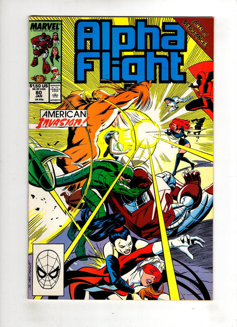 Alpha Flight, Vol. 1 #80 (1989) John Calimee John Calimee Buy & Sell Comics Online Comic Shop Toronto Canada