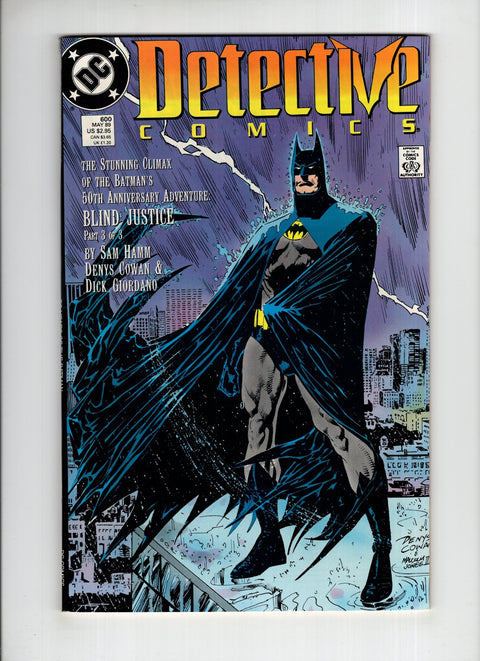 Detective Comics, Vol. 1 #600 (1989) Buy & Sell Comics Online Comic Shop Toronto Canada