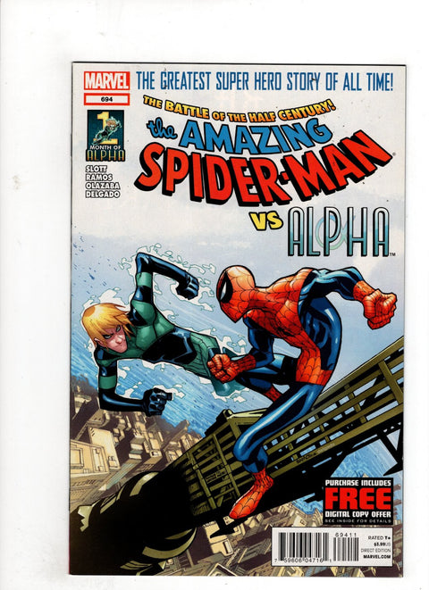 The Amazing Spider-Man, Vol. 2 #694 (Cvr A) (2012) Humberto Ramos A Humberto Ramos Buy & Sell Comics Online Comic Shop Toronto Canada