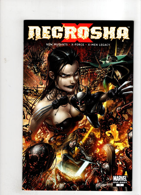 X Necrosha #1 (Cvr A) (2009) Clayton Crain A Clayton Crain Buy & Sell Comics Online Comic Shop Toronto Canada