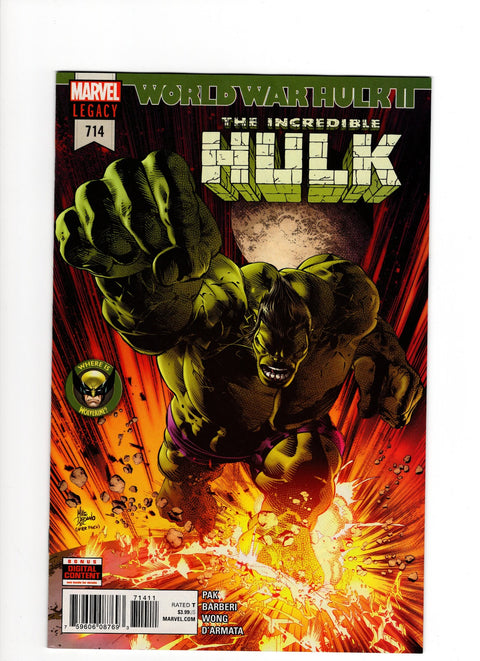 The Incredible Hulk, Vol. 3 #714 (Cvr A) (2018) Mike Deodato Jr A Mike Deodato Jr Buy & Sell Comics Online Comic Shop Toronto Canada