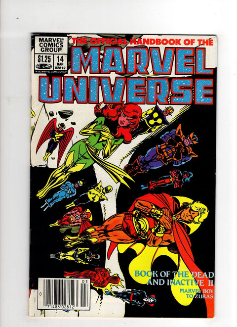 Official Handbook of the Marvel Universe, Vol. 1 #14 (1983) Canadian Price Variant Canadian Price Variant Buy & Sell Comics Online Comic Shop Toronto Canada