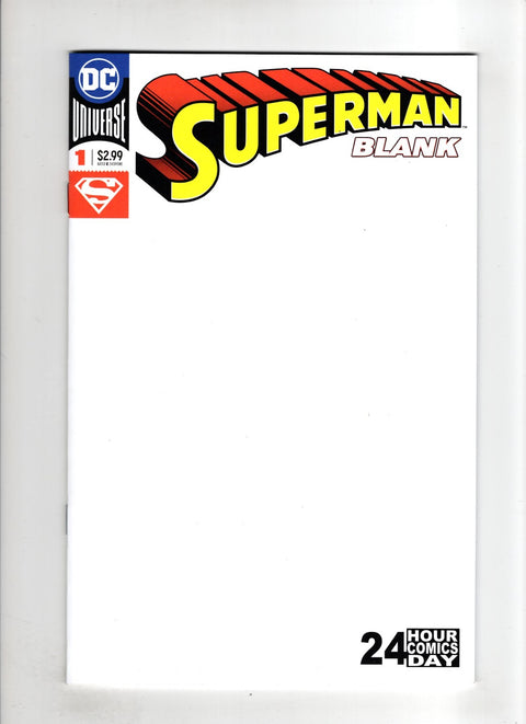 Superman: Blank Comic #1 (2018) Buy & Sell Comics Online Comic Shop Toronto Canada