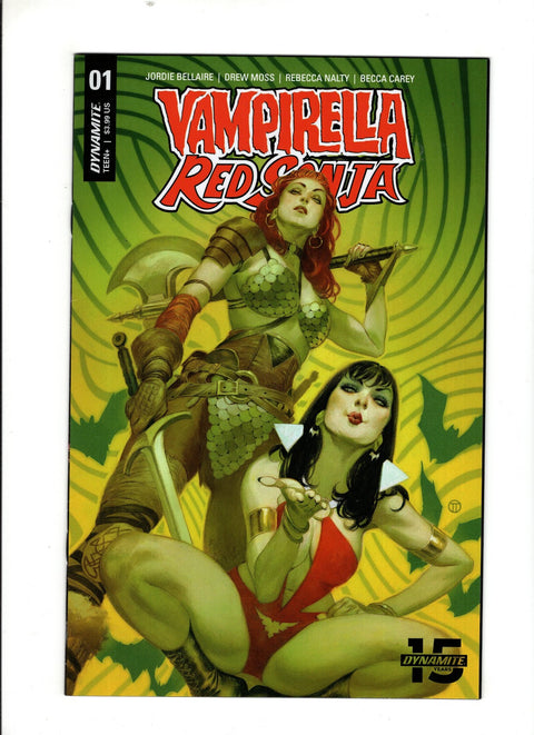 Vampirella / Red Sonja #1 (Cvr B) (2019) Julien Totino Tedesco B Julien Totino Tedesco Buy & Sell Comics Online Comic Shop Toronto Canada