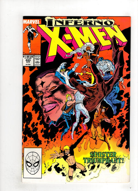 Uncanny X-Men, Vol. 1 #243 (1989) Buy & Sell Comics Online Comic Shop Toronto Canada