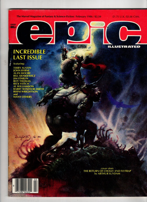 Epic Illustrated #34 (1986) Buy & Sell Comics Online Comic Shop Toronto Canada