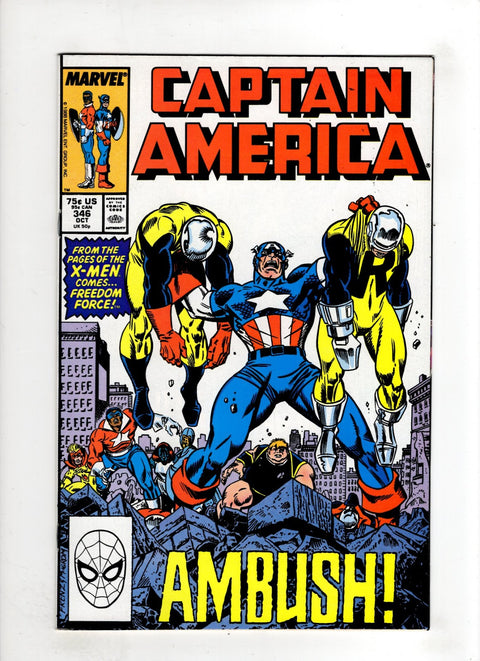 Captain America, Vol. 1 #346 (1988) Buy & Sell Comics Online Comic Shop Toronto Canada